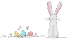 Huevos y conejo de pascua