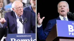 サンダース氏、バイデン氏