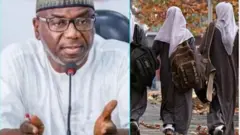 Gomina Abdulrazaq Abdulrahman ati awọn akẹkọọ to wọ Hijab