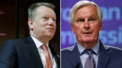 David Frost and Michel Barnier