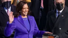 Kamala Harris jura como vicepresidenta de Estados Unidos