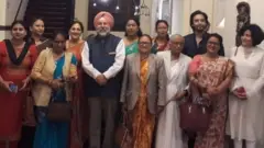 महिला सांसदसँग भारतीय राजदूत