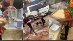 Àwòrán àwọn tó ń pín oúnjẹ