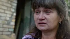 Niềm vui được giải phóng của dân làng khi quân Ukraine đến.