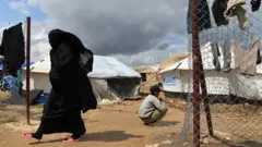 Al Hawl camp in Syria