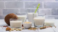 Bitkisel süt örnekleri.