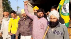 Farmers protest