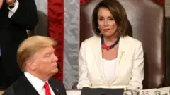 Nancy Pelosi asanzwe atabona ibintu imwe na Bwana Trump