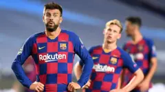 Gerard Pique (left)