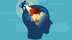 Ilustração mostra cabeça humana iluminada e cheia de engrenagens, como se houvesse uma maquinaria em investigação