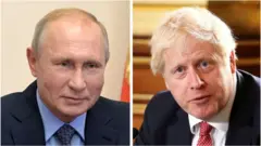 President Putin and Boris Johnson