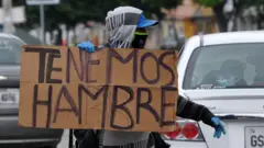 La falta de acceso a alimentos sería una de las causas de las protestas y saqueos en varios puntos del país.