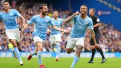 Gabriel Jesus celebrate