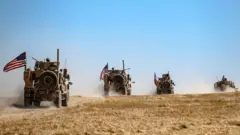 Suriye'deki ABD askeri araçları