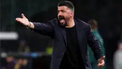 Đenaro Gatuzo dok je vodio Napoli, 2020. godine