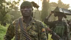 Soldats ougandais en RD Congo