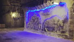 Соляна композиція у музеї