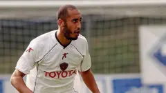 ফুটবল মাঠে সাদি আল গাদ্দাফি।