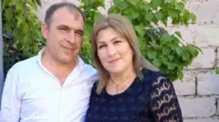 Bakıya yağan güclü yağışdan sonra avtomobillə Sabunçu tunelində qalan və orada boğulan Elnur Şirinovun ailə fotosu