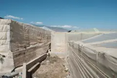 Estufa de plástico em Almeria