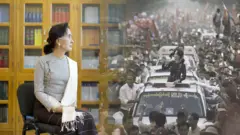 ဒေါ်အောင်ဆန်းစုကြည်နဲ့ ၂၀၁၅ ရွေးကောက်ပွဲ မဲဆွယ်စည်းရုံးမှုသရုပ်ဖော်ပုံ