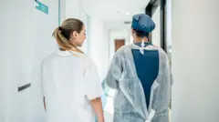 Médicas em hospital