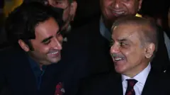 बिलावल भुट्टो ज़रदारी और शहबाज़ शरीफ़
