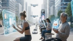 AI2027 na hasashen abubuwan da za su faru ne a gaba ta yadda ƙirƙirarriyar basira za ta sauya akalar duniya - Hoton na sama ƙirƙirarriyar basirar Veo AI ne ta haɗa shi