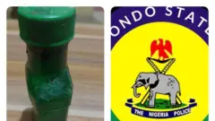 Aworan ike ti majele naa wa ninu rẹ ati ami idanimọ ileeṣẹ ọlọpaa