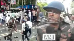 रांची शहराचे पोलीस अधीक्षक पारस राणा यांनी आंदोलकांवरील लाठीचार्जबाबत आपली भूमिका मांडली.