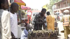 Masu sana'ar sayar da rake a birnin Kano da ke Najeriya