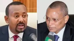 ጠቅላይ ሚንስትር ዐቢይ አሕመድ እና የህወሓት ሊቀመንበር ደብረጽዮን ገብረ ሚካኤል