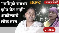अकोल्यात उन्हाची झळ