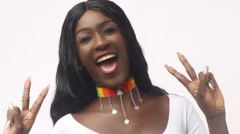 Foto of Kenya actress Winnie Ndubi Bwire wit smiling face