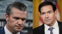 Ministira Waraanaa US Piit Heegiser fi Ministira Dhimma Alaa US Maarkoo Ruubiyoo