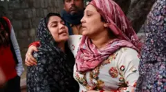 स्फोटातील पीडित कुटुंब 