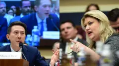 বৃহস্পতিবার মার্কিন কংগ্রেসের শুনানিতে হাজির হন টিকটক সিইও 