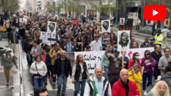 تجمع ۸ هزار نفری ایرانیان در تورنتو برای حمایت از توماج صالحی