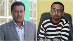 የላስታ ወረዳ ዋና አስተዳዳሪ አቶ ጌታቸው መልሴ እና የወረዳው የጤና ፅህፈት ቤት ኃላፊ አቶ ሚሊዮን አፈወርቅ