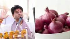 केंद्रीय मंत्री ज्योतिरादित्य शिंदे यांनी कांदा खिशात ठेवण्याबाबत दावा केला आहे.