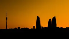 Bakı gün batan zaman