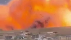 Гигантский взрыв на горизонте.