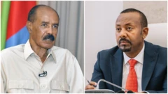ኢሳያስ ኣፈወርቂን ኣቢይ ኣሕመድን