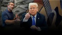 達達里奧行政總裁和美國總統特朗普