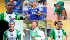 Foto na-egosi ụmụnwaanyị egwu bọọlụ Naịjirịa nke Super Falcons