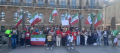 شماری از ایرانیان در هامبورگ در حمایت از «مادران دادخواه داغدار» ایران تجمع کردند.‌