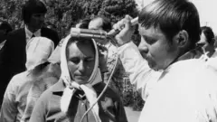 Control de radiactividad en Chernóbil