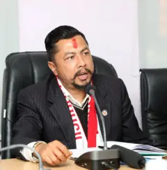 युवा तथा खेलकुदमन्त्री विराजभक्त श्रेष्ठ