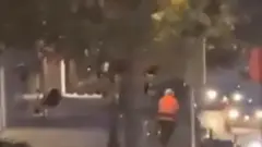 فيديو يظهر لحظة إطلاق مسلح النار في بروكسل