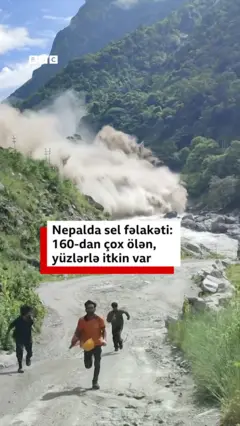 Nepal və Tibet arasında baş verən sel böyük insan itkisinə səbəb olub. Rəsmi məlumatlara görə, 160-dan çox ölən var. 